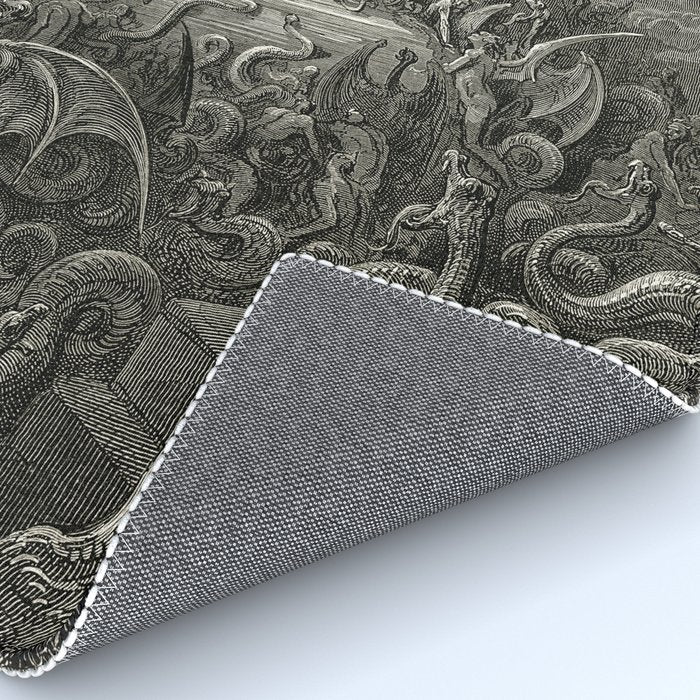 Gustave Doré - The lost paradise Rug Gallery Image 4