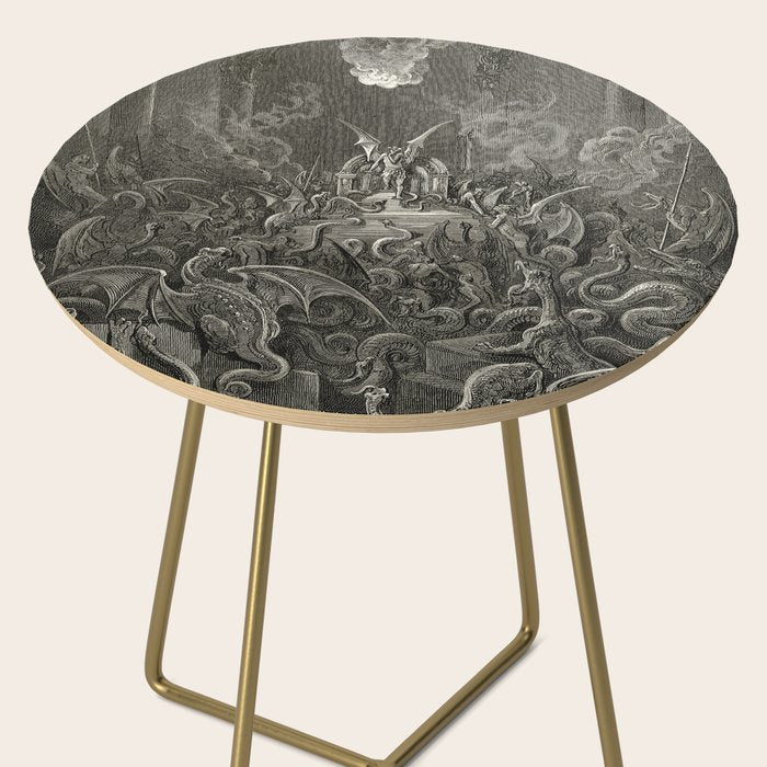 Gustave Doré - The lost paradise Side Table Gallery Image 2