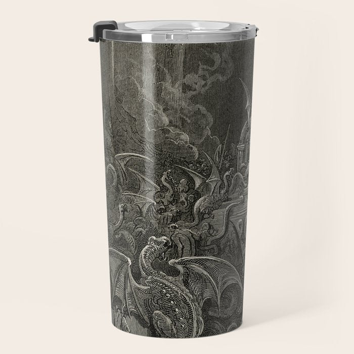 Gustave Doré - The lost paradise Travel Mug Gallery Image 3