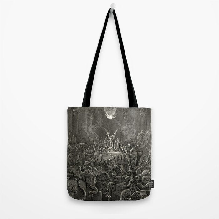 Gustave Doré - The lost paradise Tote Bag Gallery Image 2