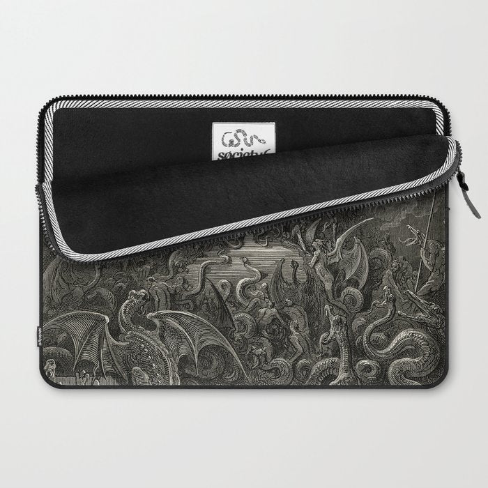 Gustave Doré - The lost paradise Laptop Sleeve Gallery Image 2