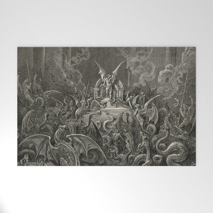 Gustave Doré - The lost paradise Welcome Mat Gallery Image 1