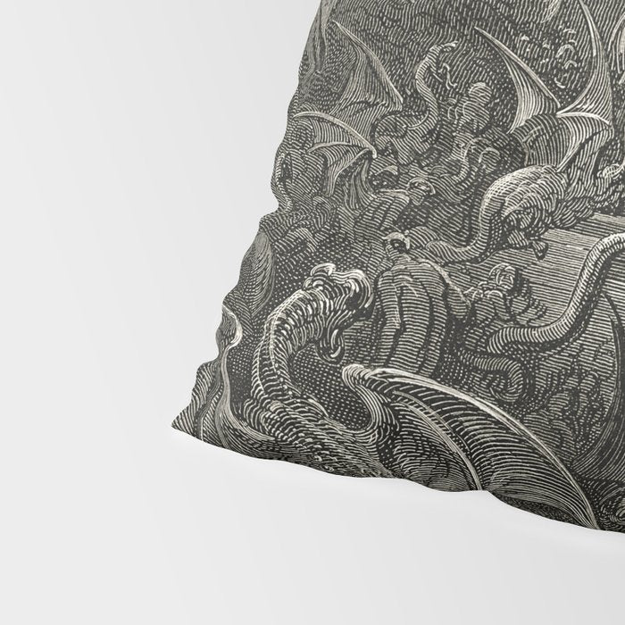 Gustave Doré - The lost paradise Pillow Sham Gallery Image 4