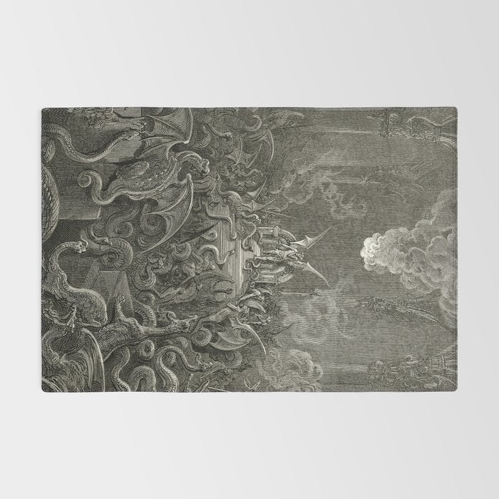 Gustave Doré - The lost paradise Rug Gallery Image 2