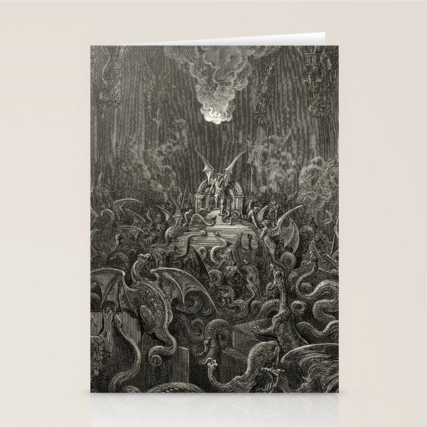 Gustave Doré - The lost paradise Stationery Card Gallery Image 1