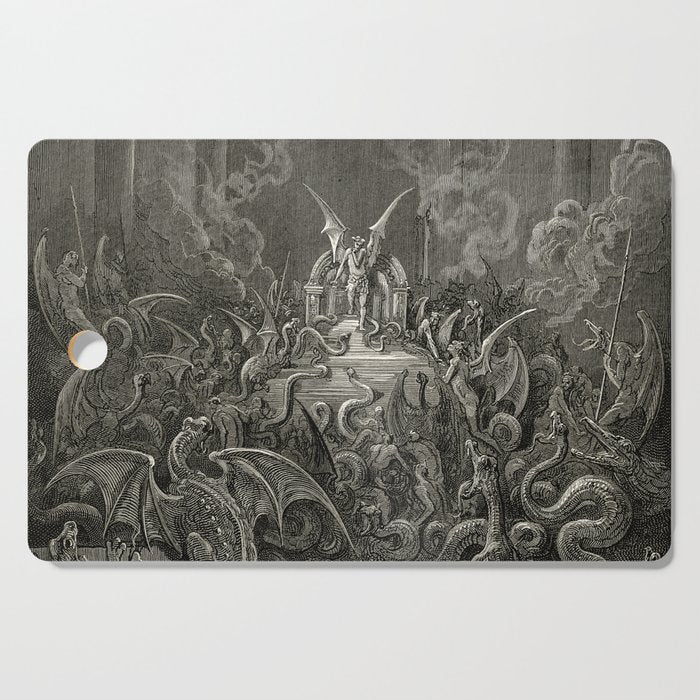 Gustave Doré - The lost paradise Cutting Board Gallery Image 1