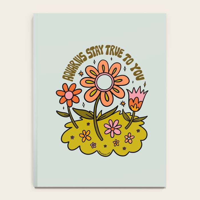 Aquarius Flower Notebook Gallery Image 4
