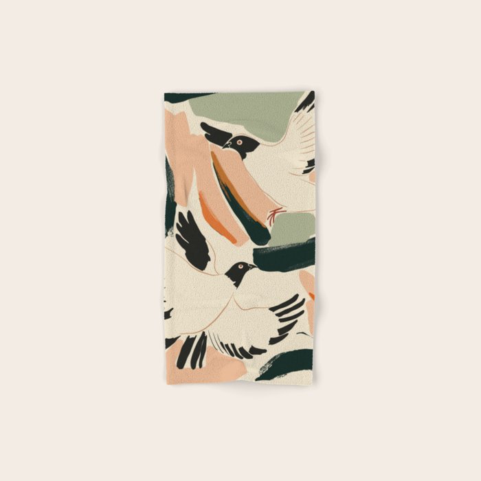 Flying Birds 2 Bath Towel Gallery Image 1