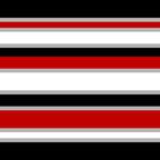 Modern Horizontal Stripes // Red, Gray, Black and White Coffee Mug Gallery Image 2