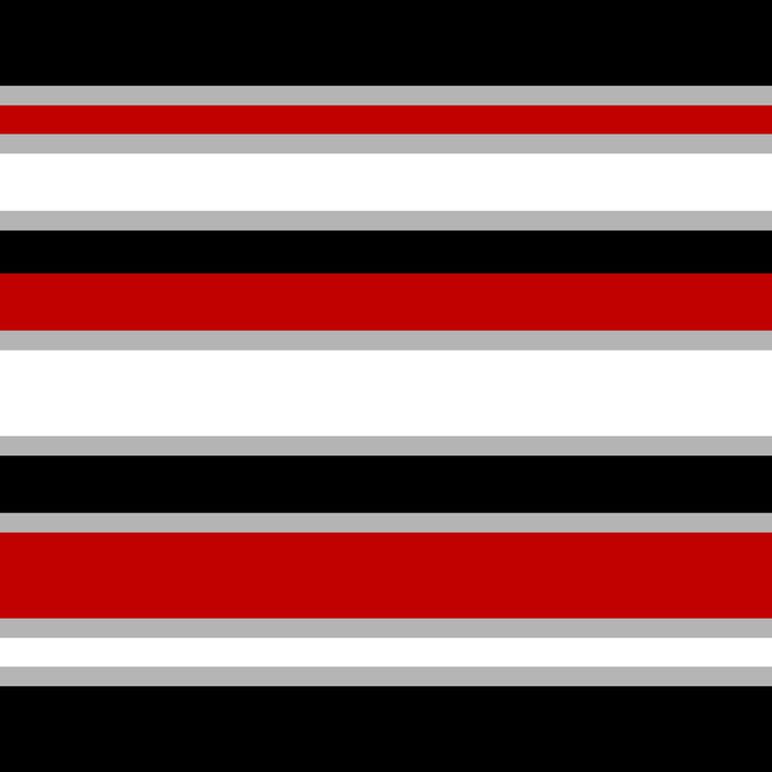Modern Horizontal Stripes // Red, Gray, Black and White Coffee Mug Gallery Image 2
