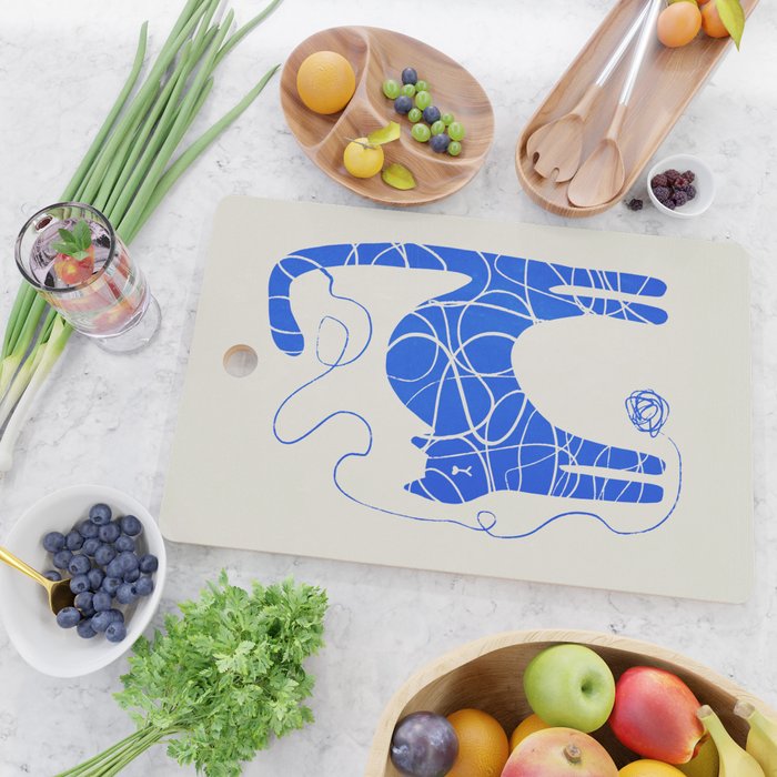 Wool Cat Cutting Board Gallery Image 2