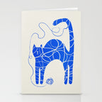 Wool Cat Stationery Card Gallery Image 2