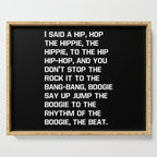Rapper's Delight, I said a hip hop Serving Tray Gallery Image 1