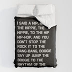 Rapper's Delight, I said a hip hop Comforter Gallery Image 6