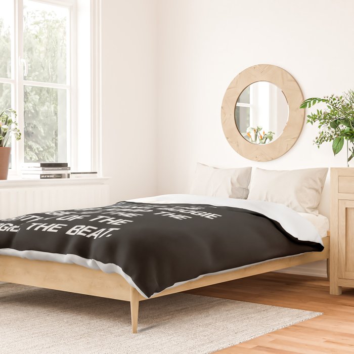 Rapper's Delight, I said a hip hop Duvet Cover Gallery Image 2