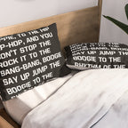 Rapper's Delight, I said a hip hop Pillow Sham Gallery Image 2
