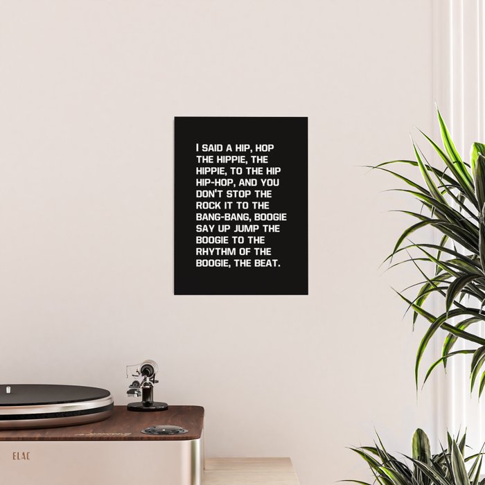 Rapper's Delight, I said a hip hop Poster Gallery Image 2