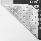 Rapper's Delight, I said a hip hop Bath Mat Gallery Image 2
