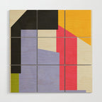 Geometric Shapes 14 Wood Wall Art Gallery Image 1