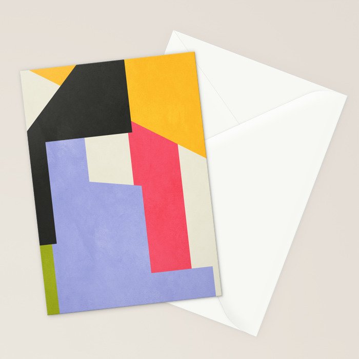 Geometric Shapes 14 Stationery Card Gallery Image 2