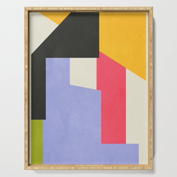 Geometric Shapes 14 Serving Tray Gallery Image 1