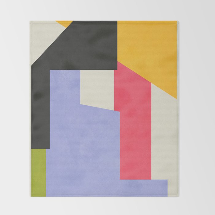 Geometric Shapes 14 Throw Blanket Gallery Image 2