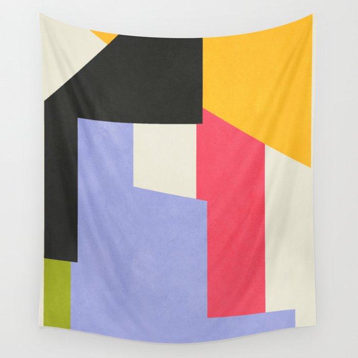 Geometric Shapes 14 Wall Tapestry Gallery Image 4