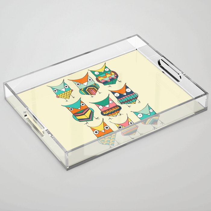 Give a hoot Acrylic Tray Gallery Image 1