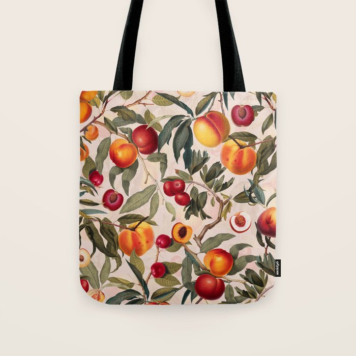 Vintage Fruit Pattern XXIII Tote Bag Gallery Image 1