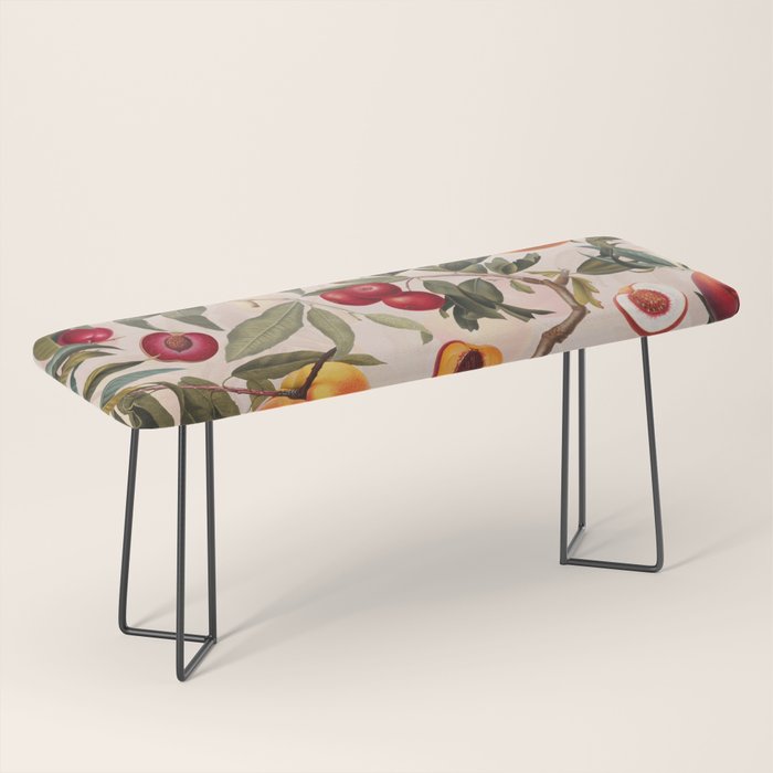 Vintage Fruit Pattern XXIII Bench Gallery Image 1