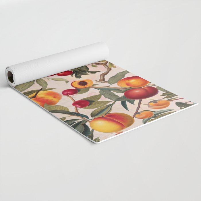 Vintage Fruit Pattern XXIII Yoga Mat Gallery Image 2