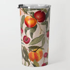 Vintage Fruit Pattern XXIII Travel Mug Gallery Image 3