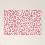 Pink Leopard Print Welcome Mat Gallery Image 1
