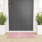 Pink Leopard Print Welcome Mat Gallery Image 3
