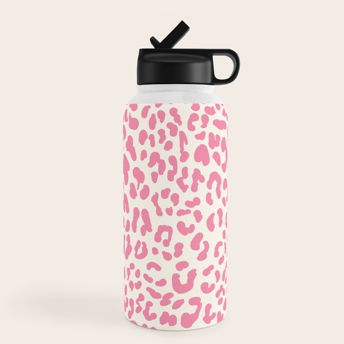 Pink Leopard Print Water Bottle Gallery Image 4