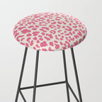 Pink Leopard Print Stool Gallery Image 2
