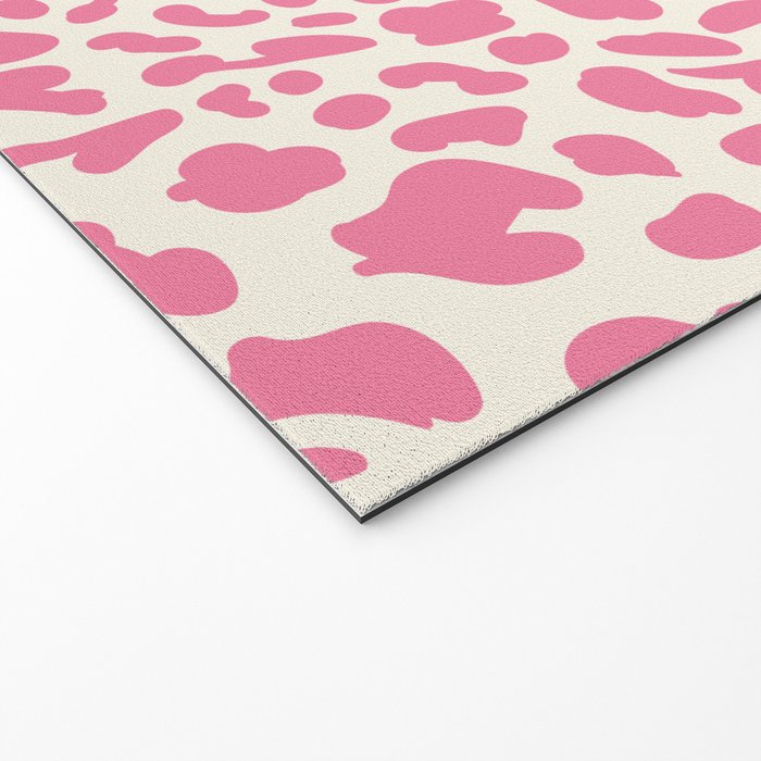 Pink Leopard Print Welcome Mat Gallery Image 2