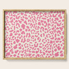 Pink Leopard Print Serving Tray Gallery Image 1