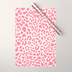 Pink Leopard Print Wrapping Paper Gallery Image 1