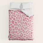 Pink Leopard Print Duvet Cover Gallery Image 6