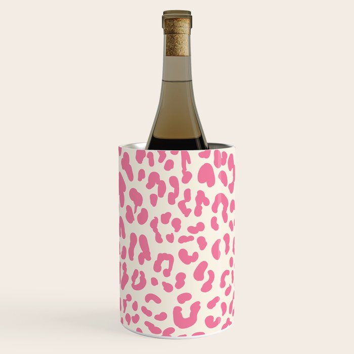 Pink Leopard Print Wine Chiller Gallery Image 1