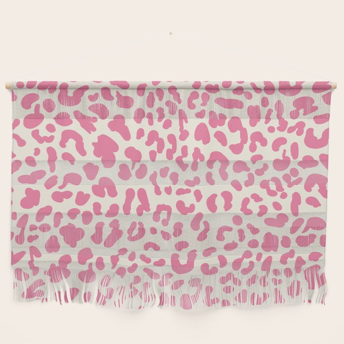 Pink Leopard Print Wall Hanging Gallery Image 1