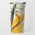 Abstract Minimal Musical Instrument 3 Travel Mug Gallery Image 2