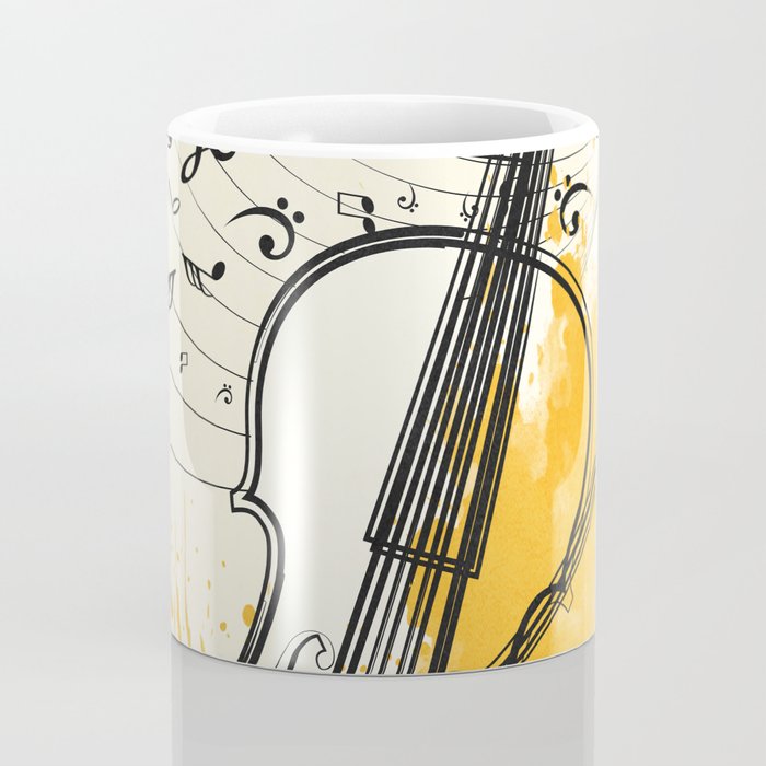 Abstract Minimal Musical Instrument 3 Coffee Mug Gallery Image 4