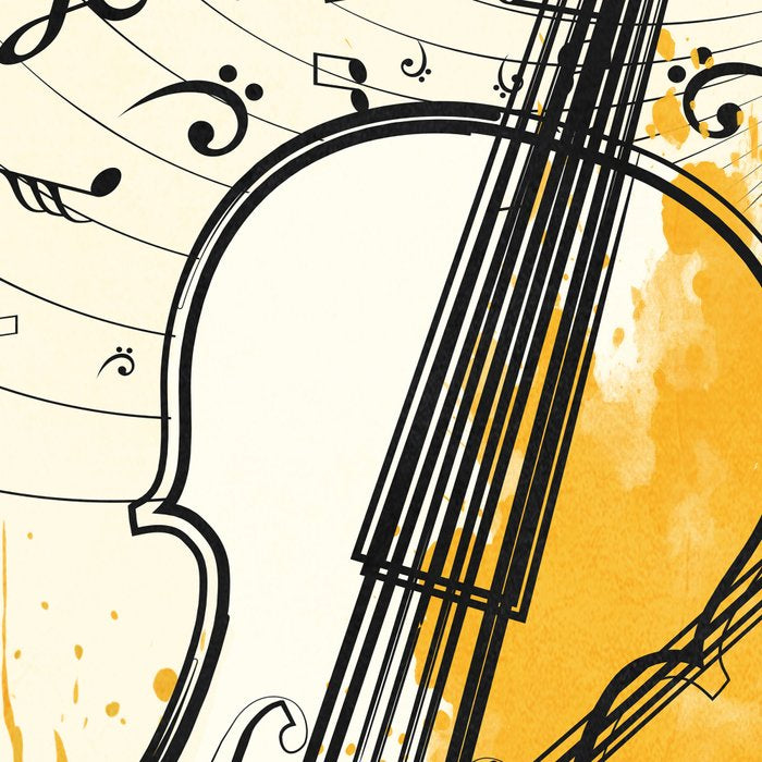 Abstract Minimal Musical Instrument 3 Coffee Mug Gallery Image 2