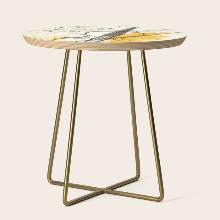 Abstract Minimal Musical Instrument 3 Side Table Gallery Image 1