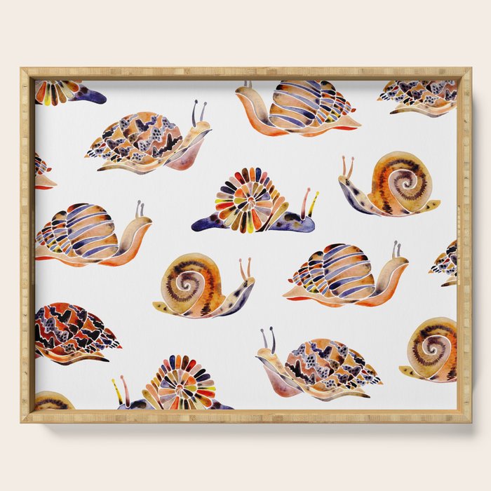 Snail Collection Serving Tray Gallery Image 1