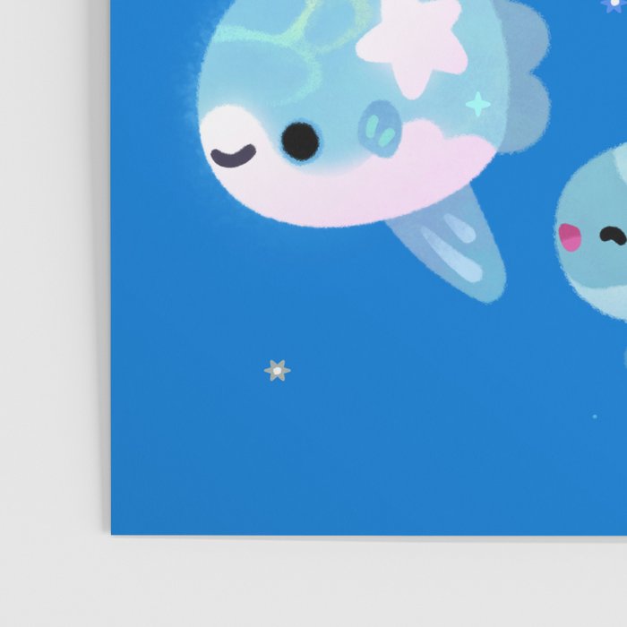 Swimming sunfish Poster Gallery Image 3
