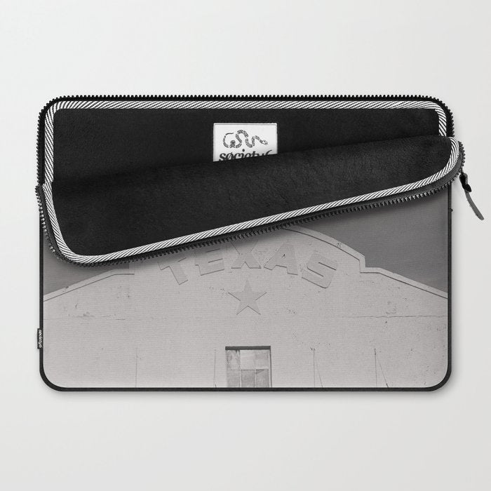 Texas Star x Marfa Black and White Photography Laptop Sleeve Gallery Image 2