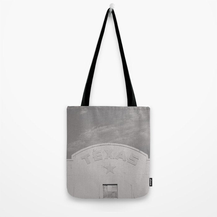 Texas Star x Marfa Black and White Photography Tote Bag Gallery Image 2